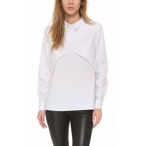 FindersKeepers White Layered Shirt